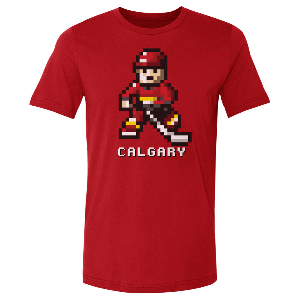Calgary Hockey 8-bit WHT