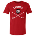 Steve Larmer Chicago 28 Sticks WHT