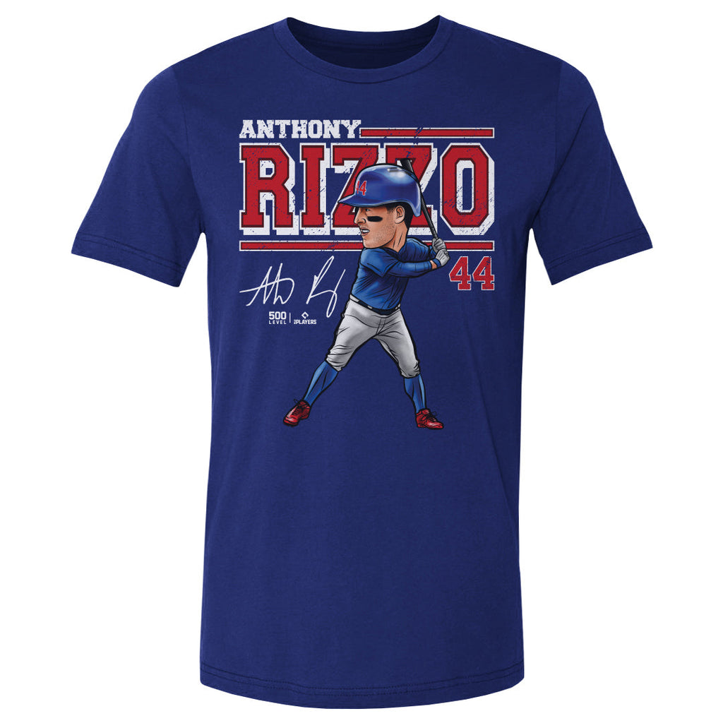 Anthony Rizzo Chicago C Cartoon WHT