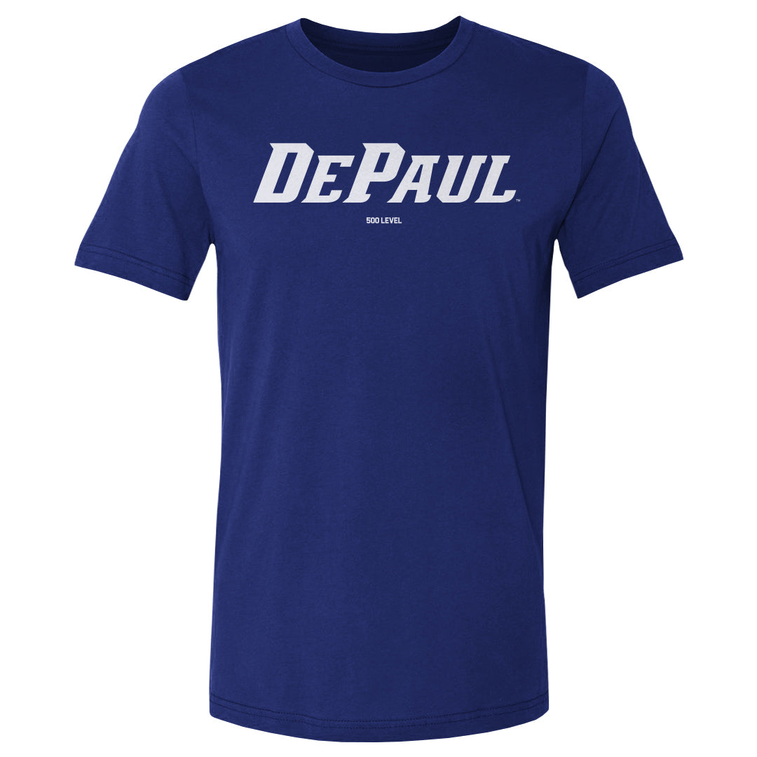 DePaul Blue Demons Wordmark White WHT
