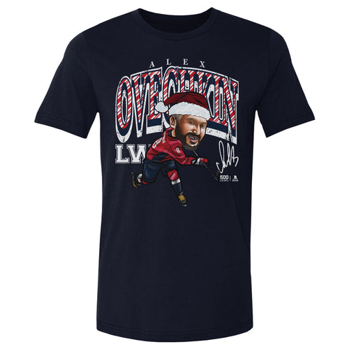 Alex Ovechkin Washington Cartoon Santa Hat WHT