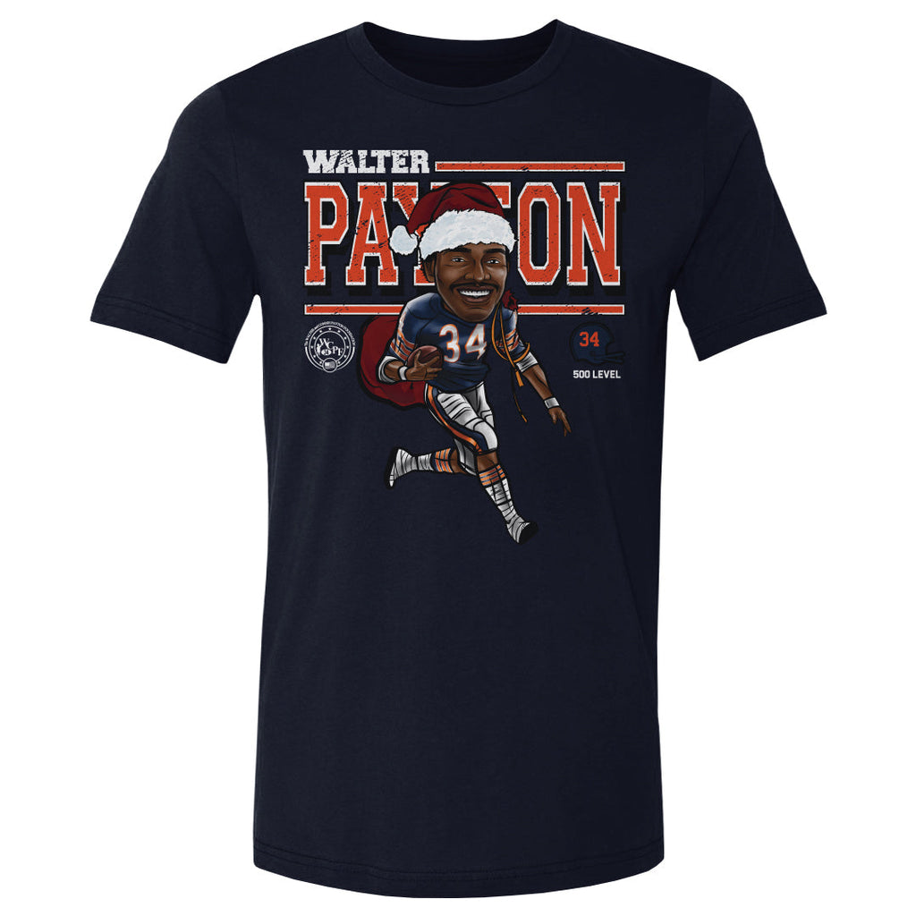 Walter Payton Chicago Cartoon Santa Hat WHT