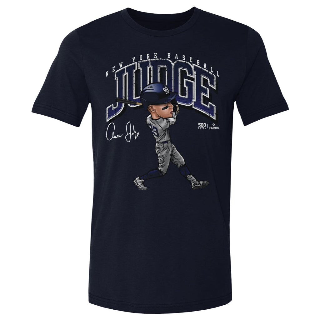 Aaron Judge New York Y Cartoon WHT