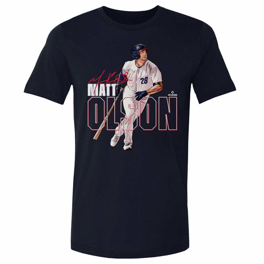 Matt Olson Atlanta Stance WHT