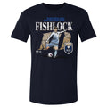 Jess Fishlock Seattle Reign FC Cracked Number WHT