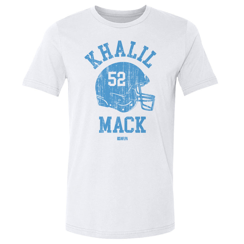 Khalil Mack Los Angeles C Helmet Font