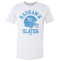 Rashawn Slater Los Angeles C Helmet Font