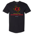Houston Gamblers Primary Logo WHT