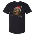 Justin Jefferson Minnesota Portrait Santa Hat WHT