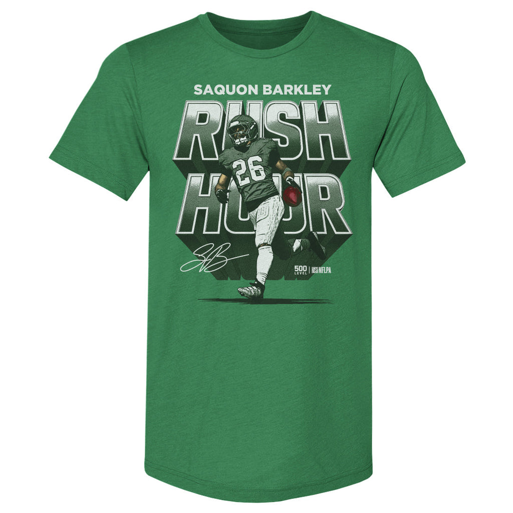 Saquon Barkley Philadelphia Rush Hour WHT
