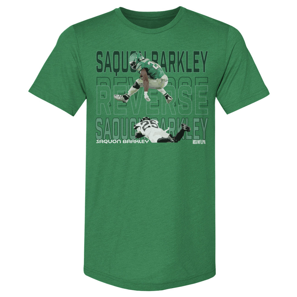 Saquon Barkley Philadelphia Hurdle WHT