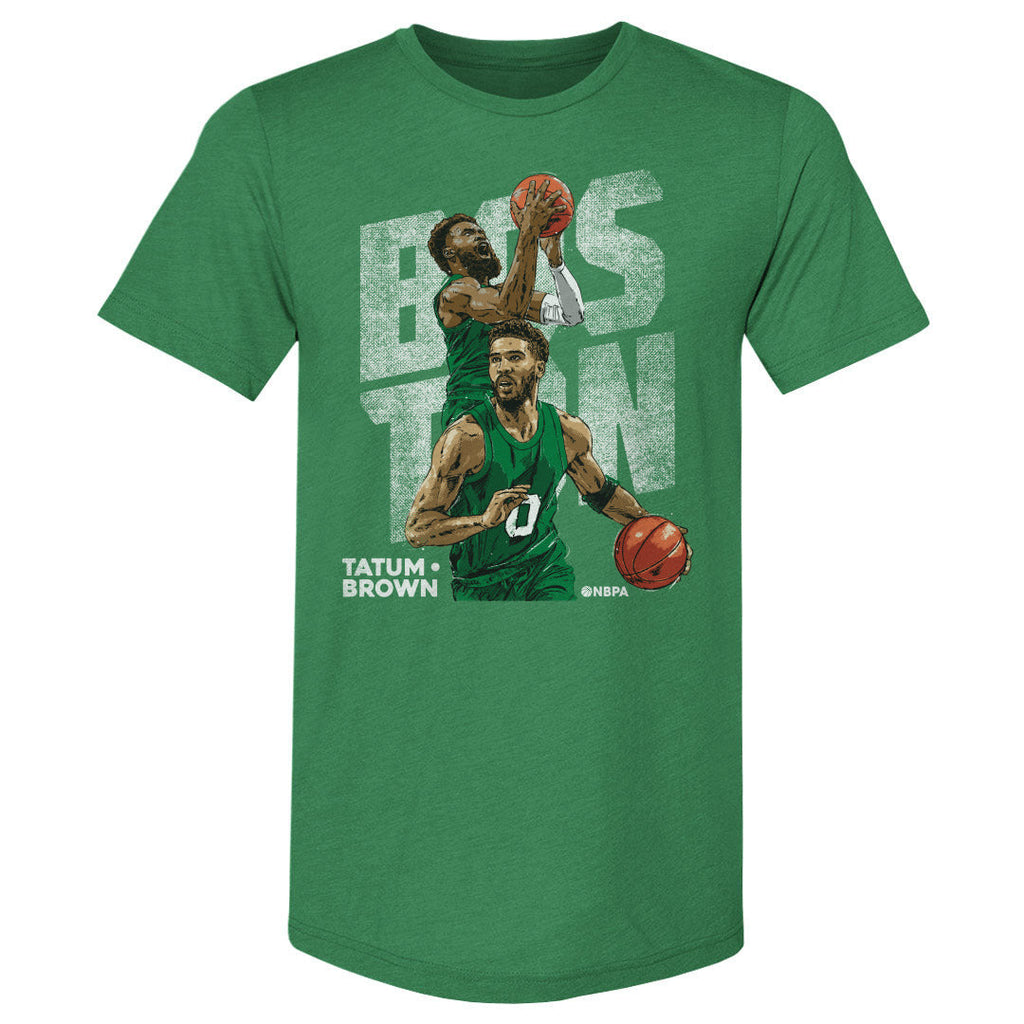 Jayson Tatum & Jaylen Brown Boston Duo WHT