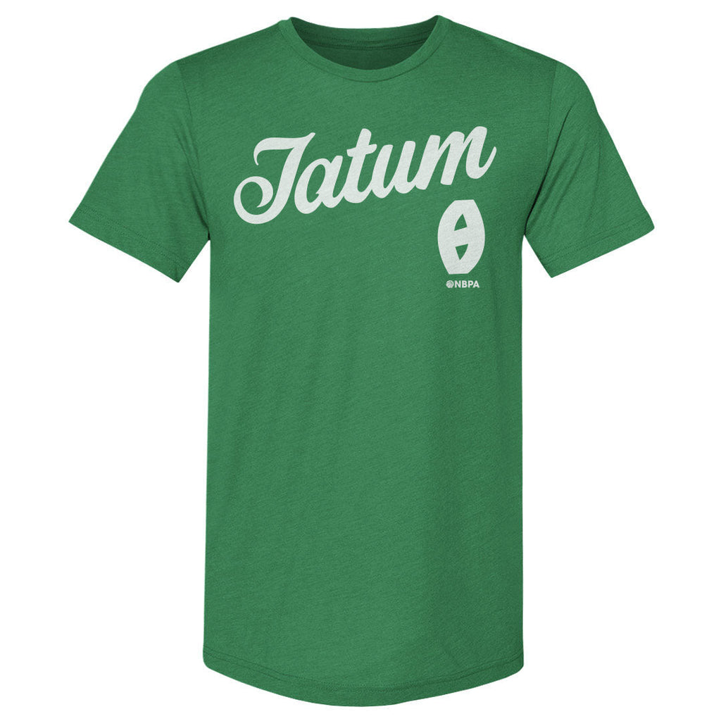 Jayson Tatum Boston Script WHT
