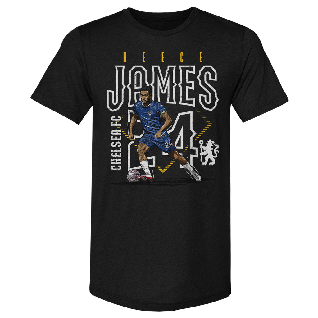 Reece James Chelsea FC Outline Number WHT
