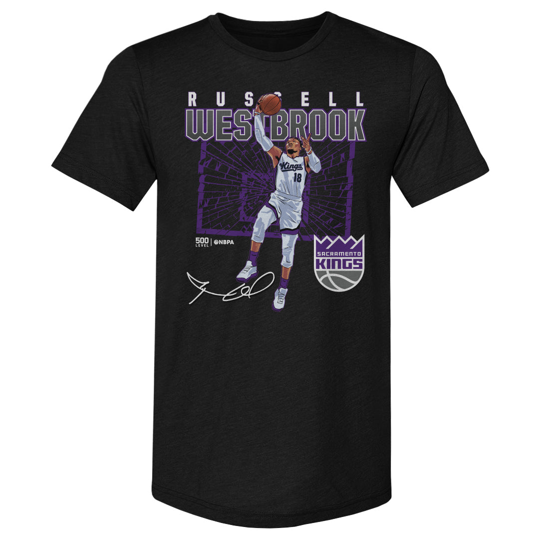 Russell Westbrook Sacramento Kings Shattered WHT