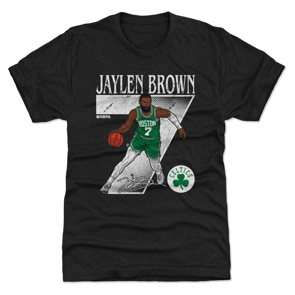 Jaylen Brown Boston Celtics Number WHT