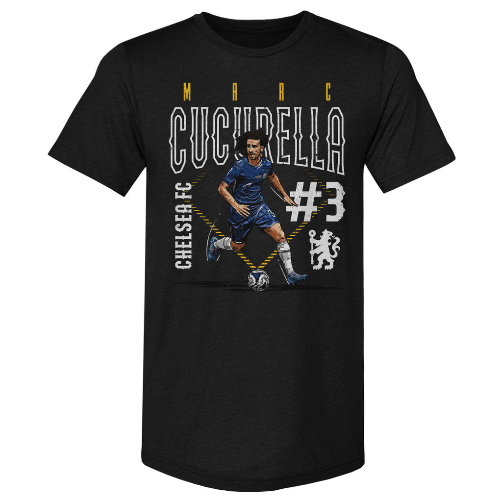 Marc Cucurella Chelsea FC Outline Number WHT