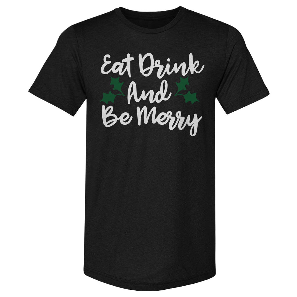 Christmas Eat Drink And Be Merry WHT