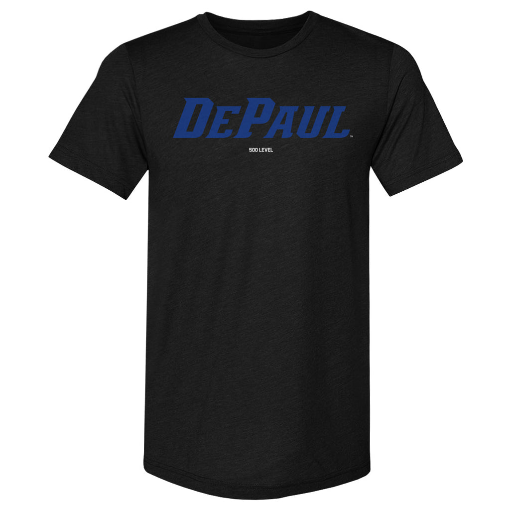 DePaul Blue Demons Wordmark Royal WHT
