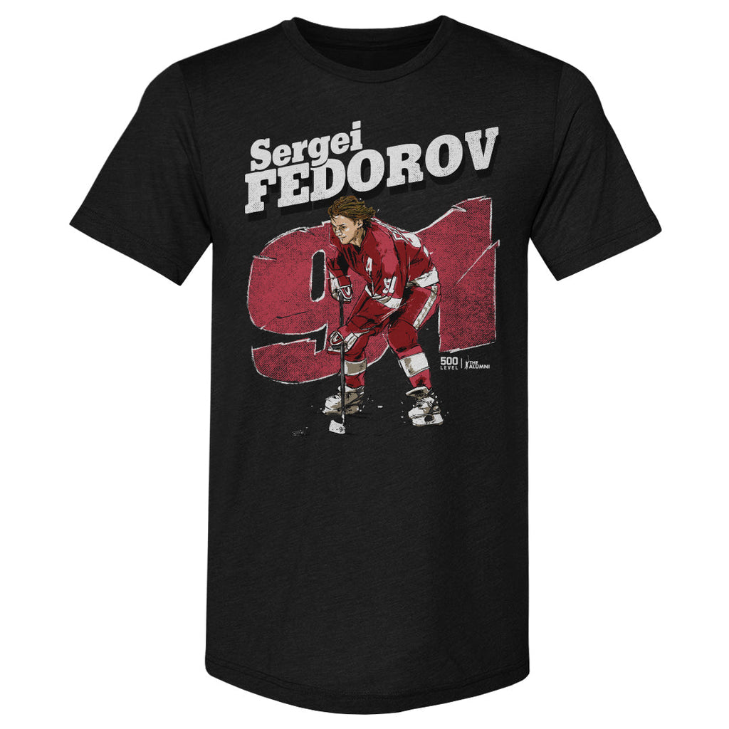 Sergei Fedorov Detroit Retro WHT