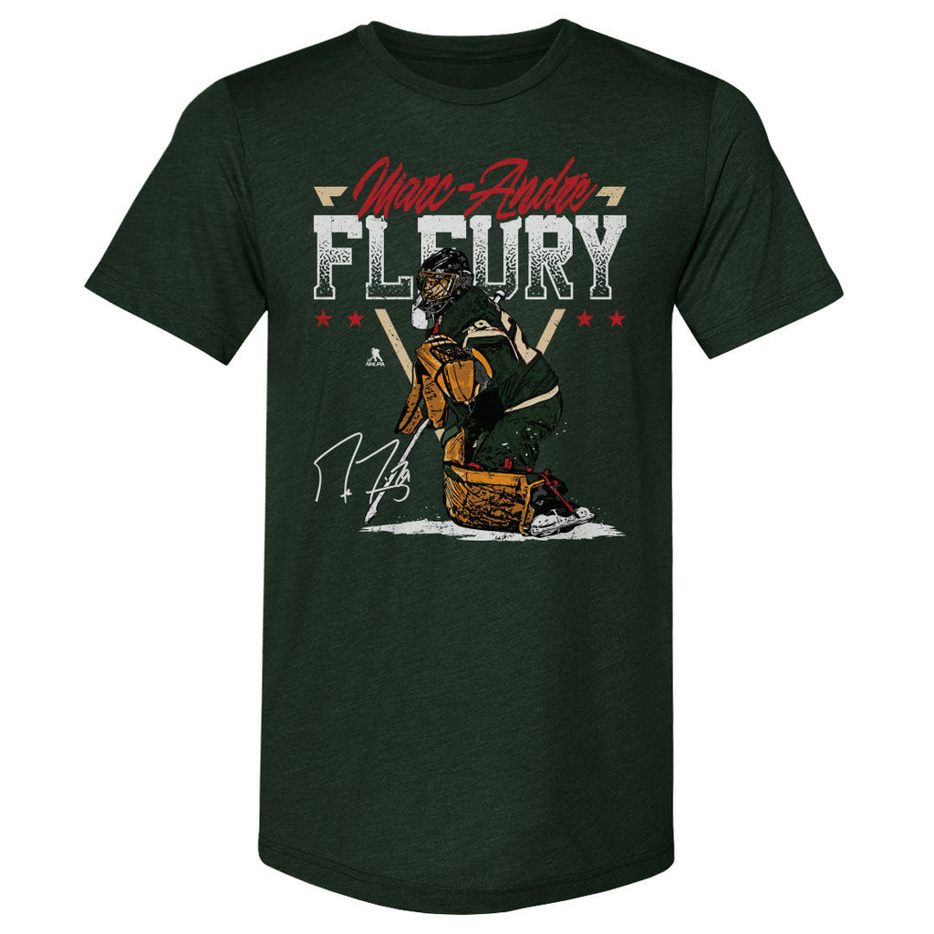 Marc-Andre Fleury Minnesota Triangle Name WHT