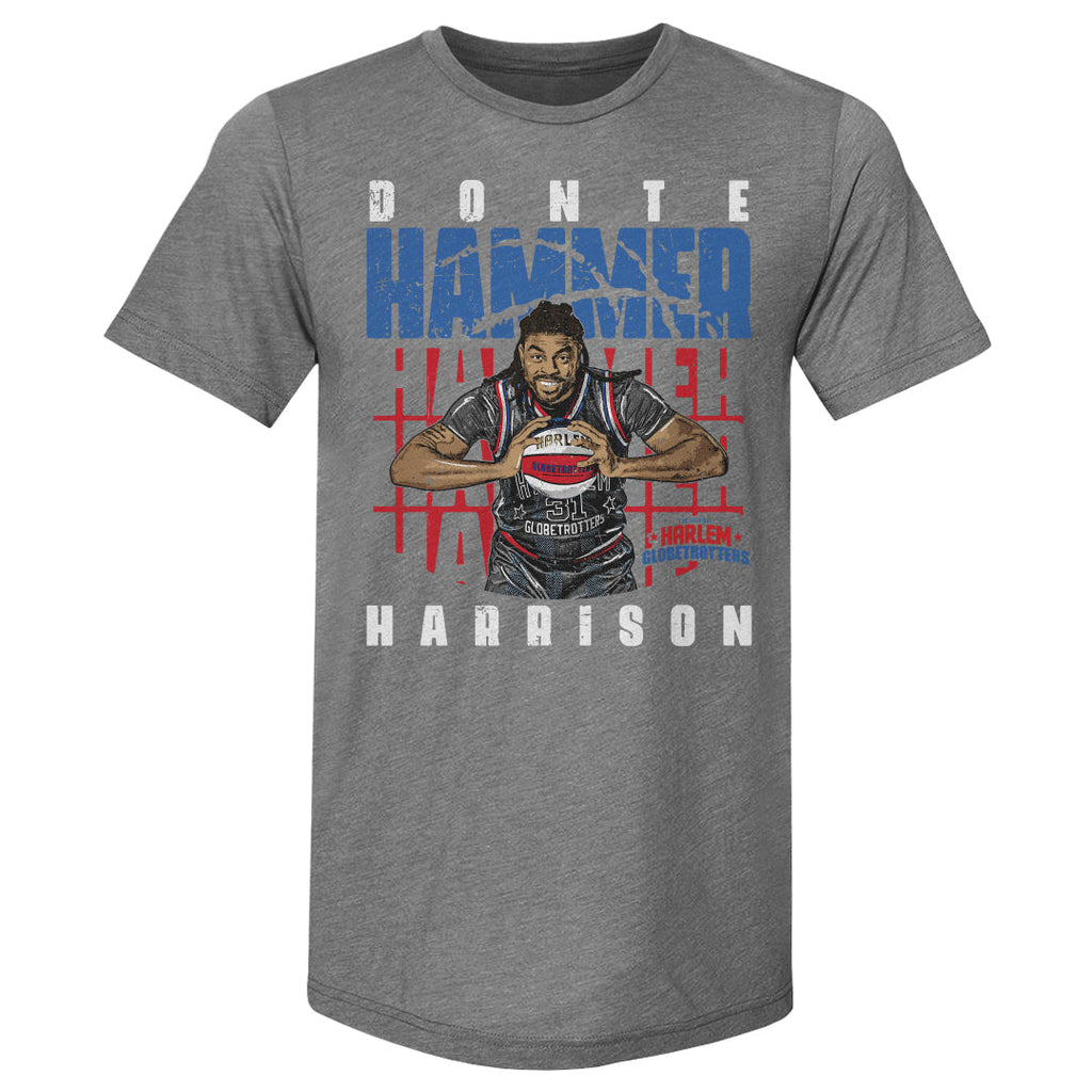 Hammer Harrison Harlem Globetrotters Pose WHT