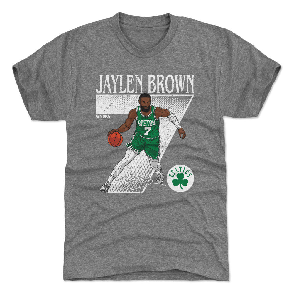 Jaylen Brown Boston Celtics Number WHT