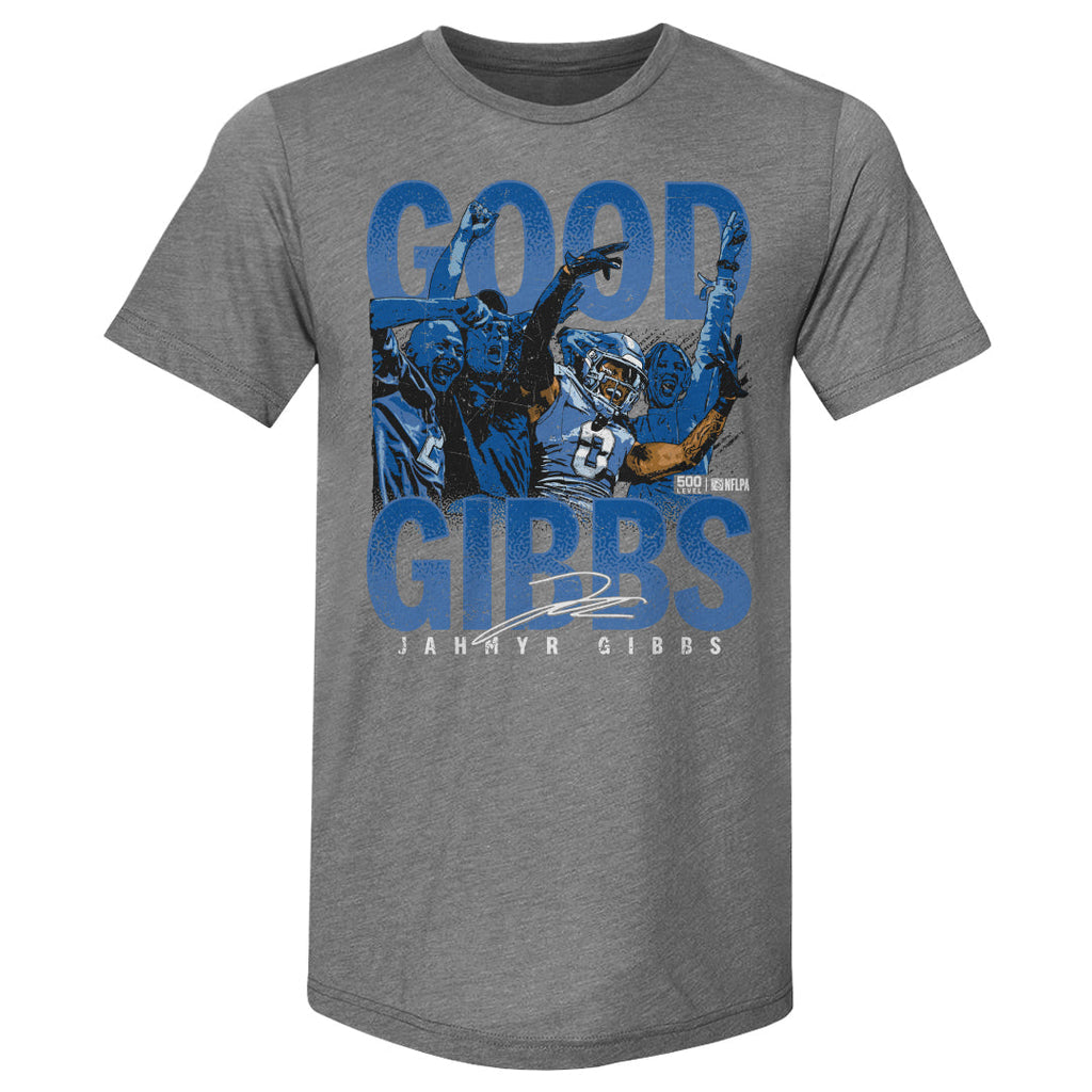 Jahmyr Gibbs Detroit Crowd Celebration WHT