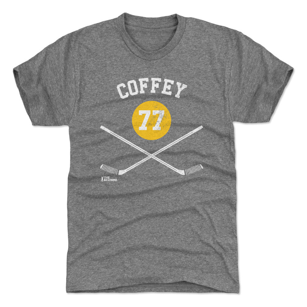 Paul Coffey Pittsburgh 77 Sticks WHT