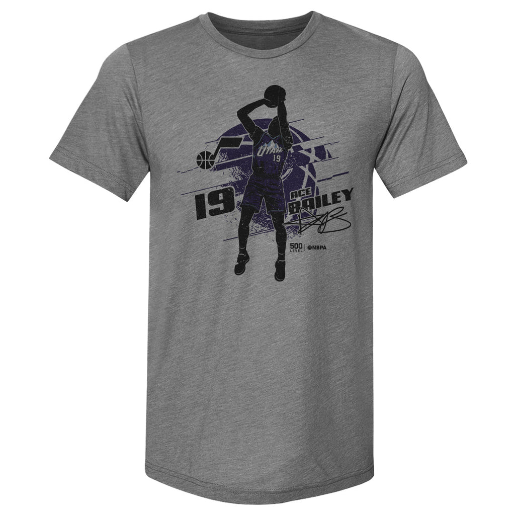 Ace Bailey Utah Jazz Silhouette