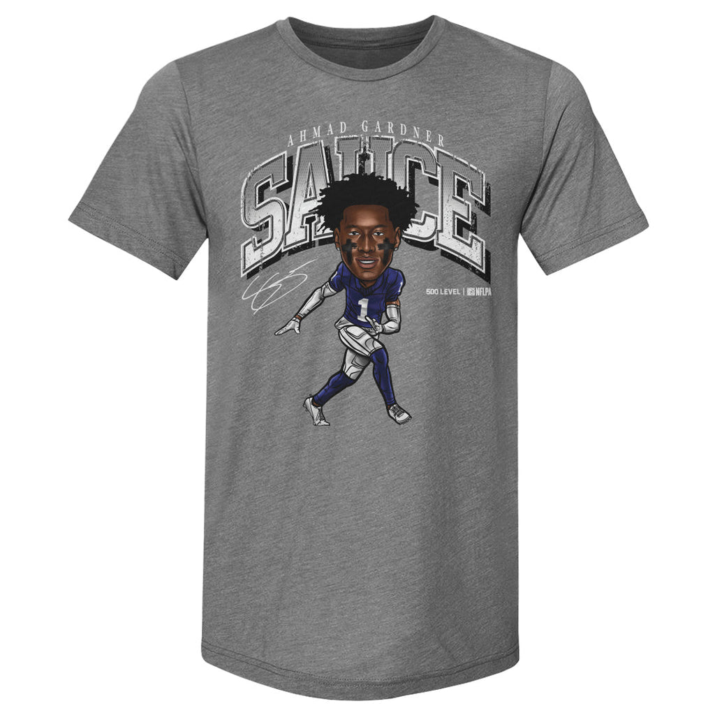 Sauce Gardner Indianapolis Cartoon WHT