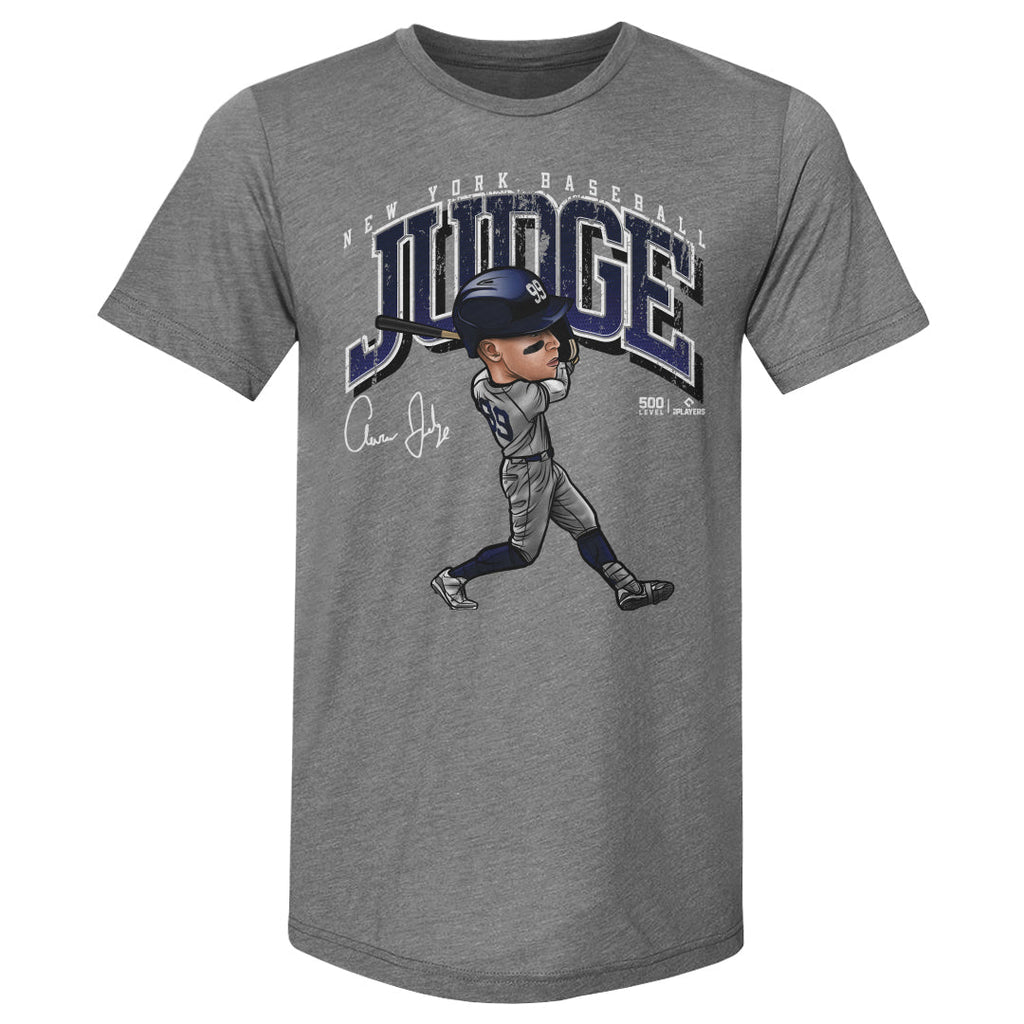 Aaron Judge New York Y Cartoon WHT