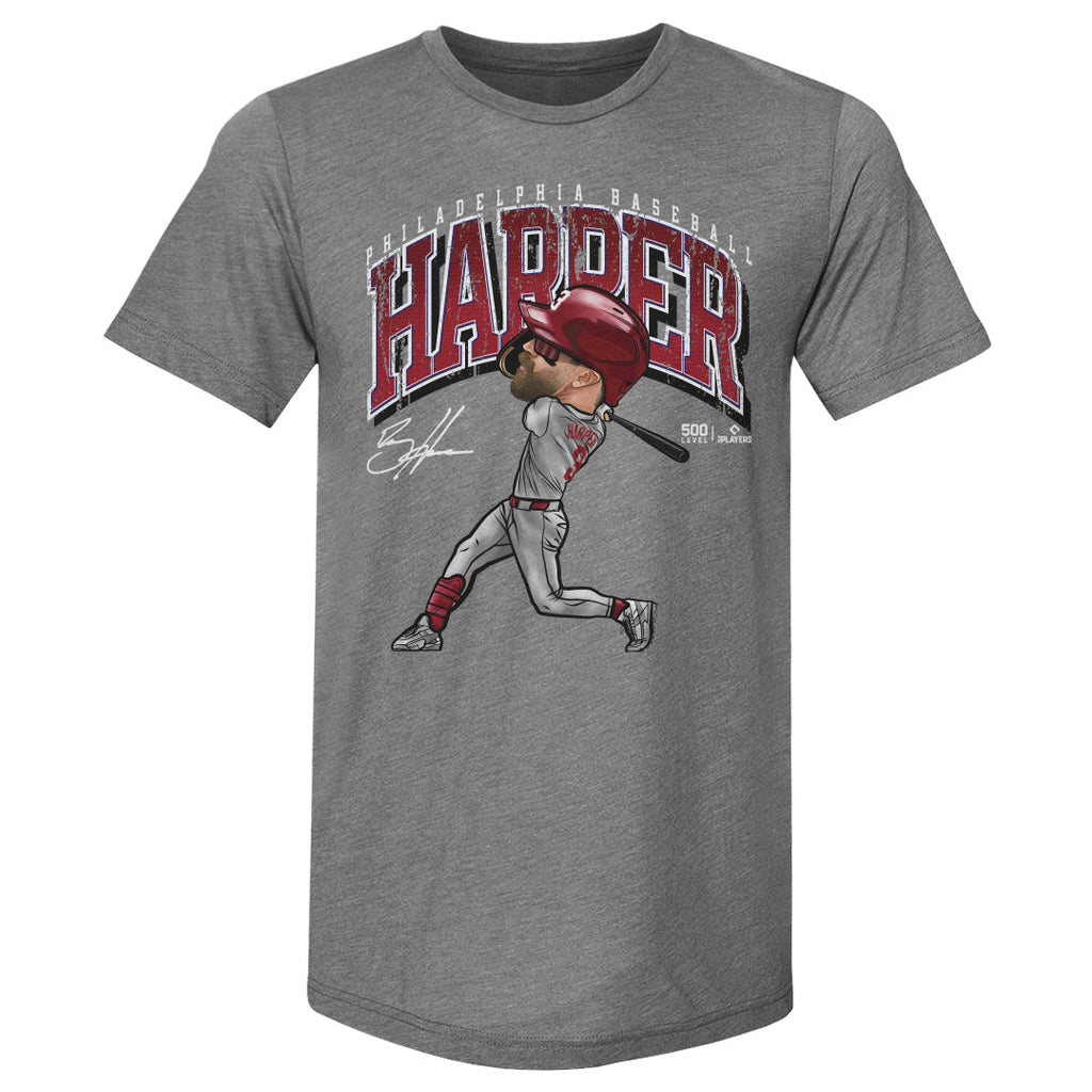 Bryce Harper Philadelphia Cartoon WHT
