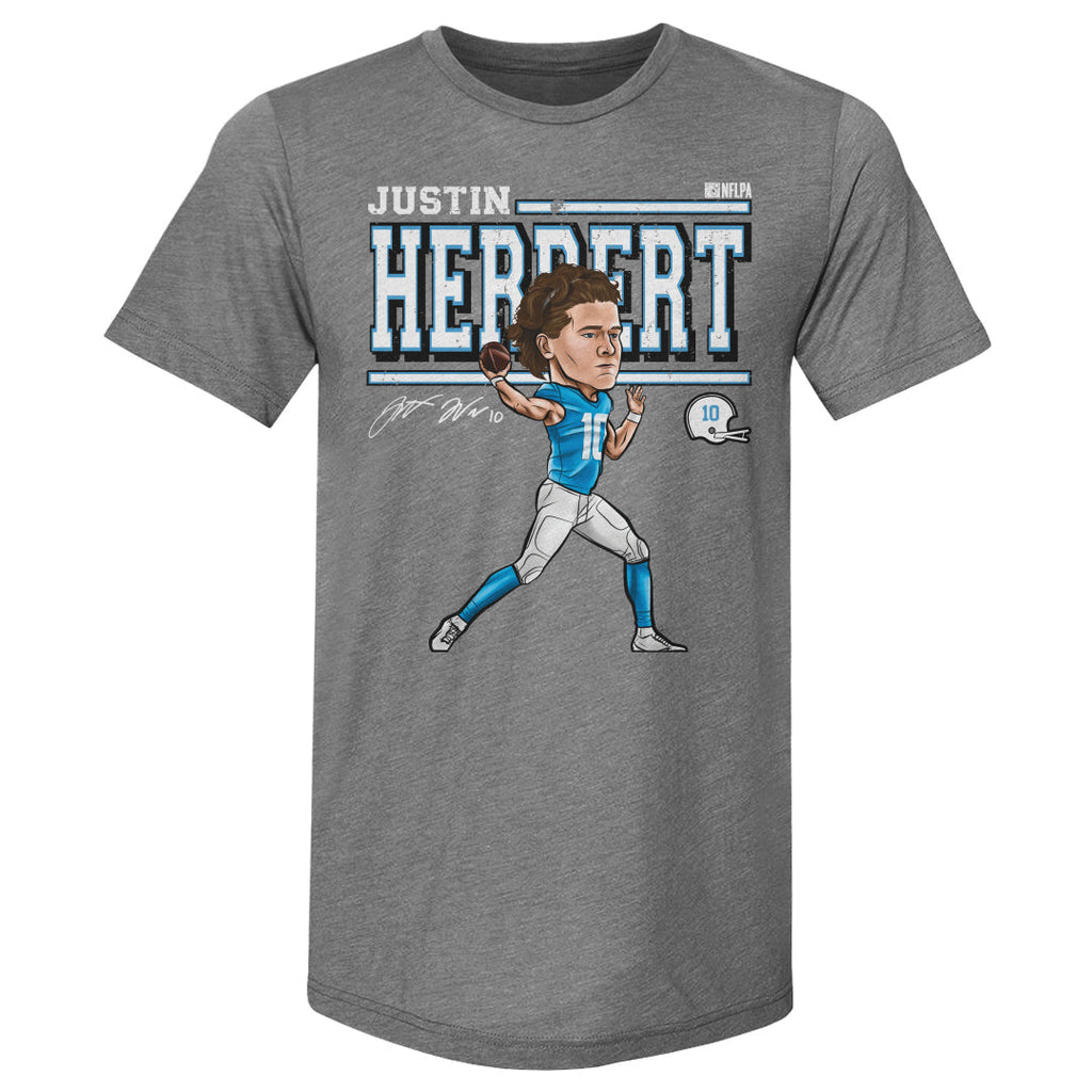 Justin Herbert Cartoon WHT