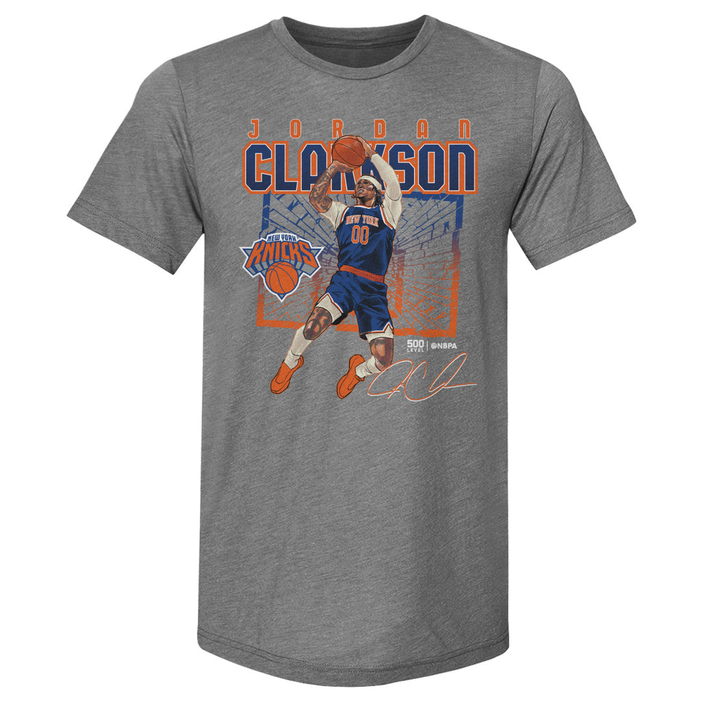 Jordan Clarkson New York Knicks Shattered WHT