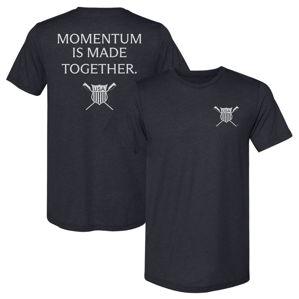 USRowing Emblem Momentum F&B WHT