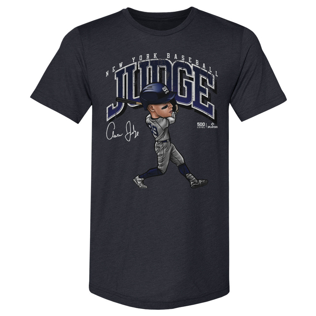Aaron Judge New York Y Cartoon WHT