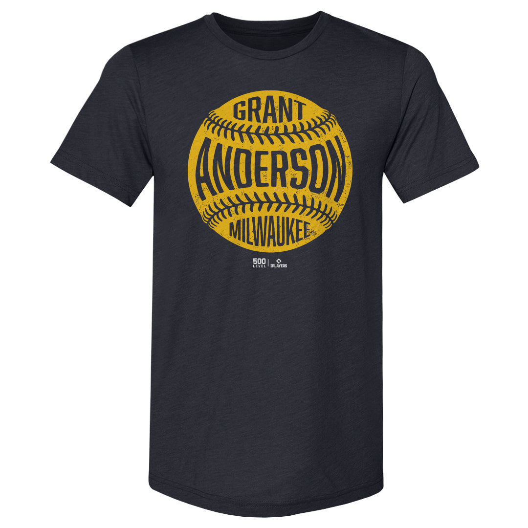 Grant Anderson Milwaukee Vintage Baseball WHT