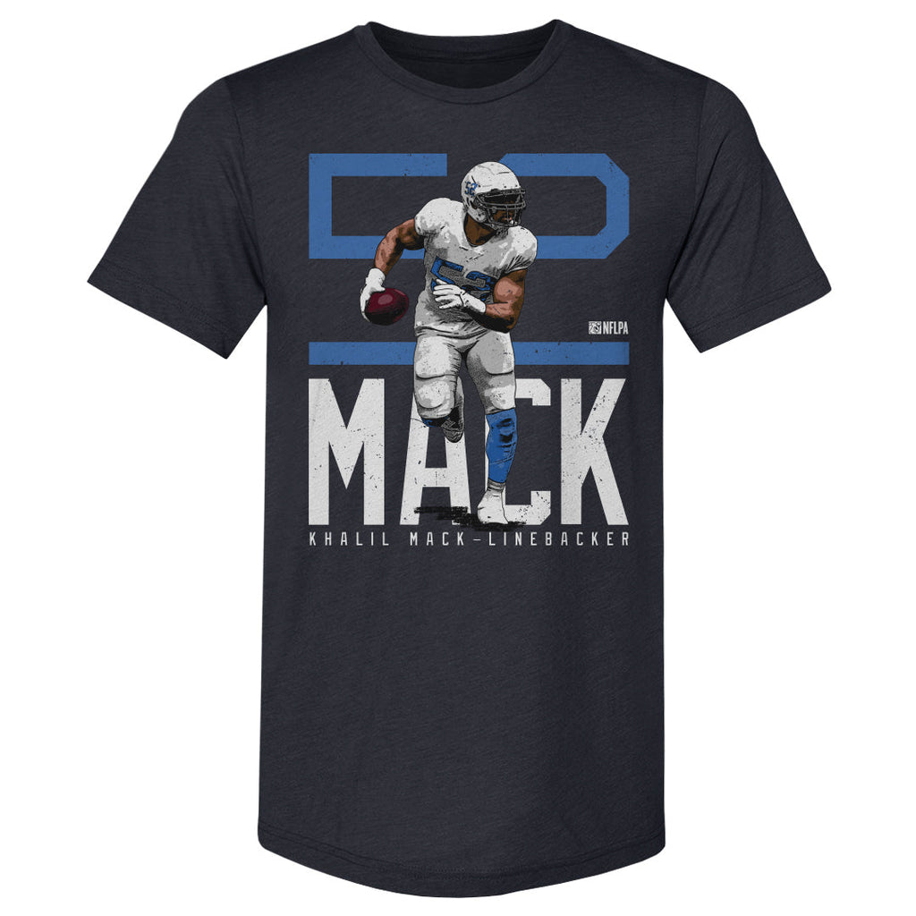 Khalil Mack Los Angeles C Bold Number WHT