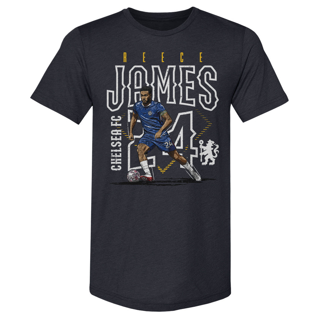 Reece James Chelsea FC Outline Number WHT