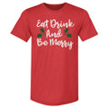 Christmas Eat Drink And Be Merry WHT