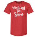 Christmas Wishing For Snow WHT