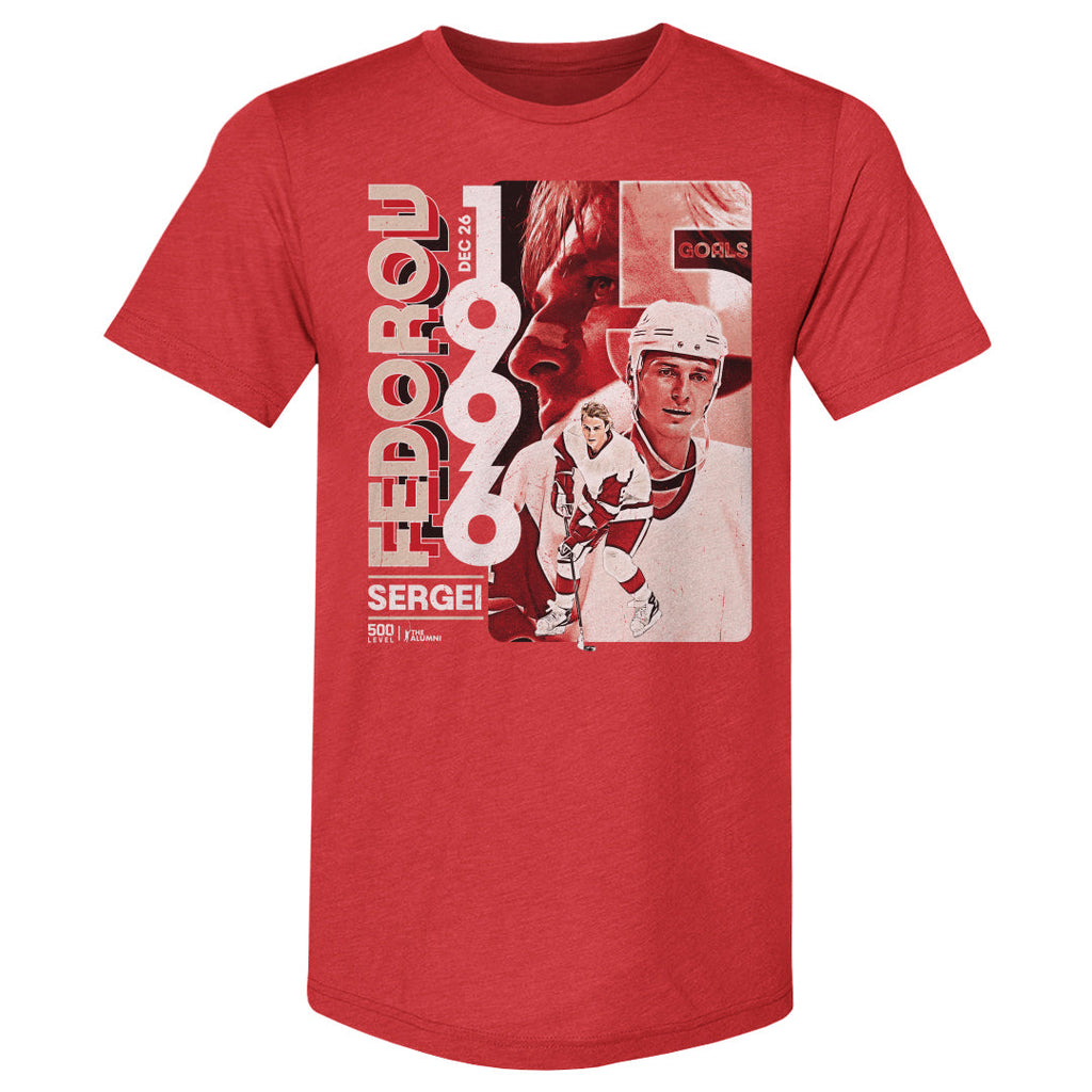 Sergei Fedorov Detroit 5 Goal Game 1996 WHT