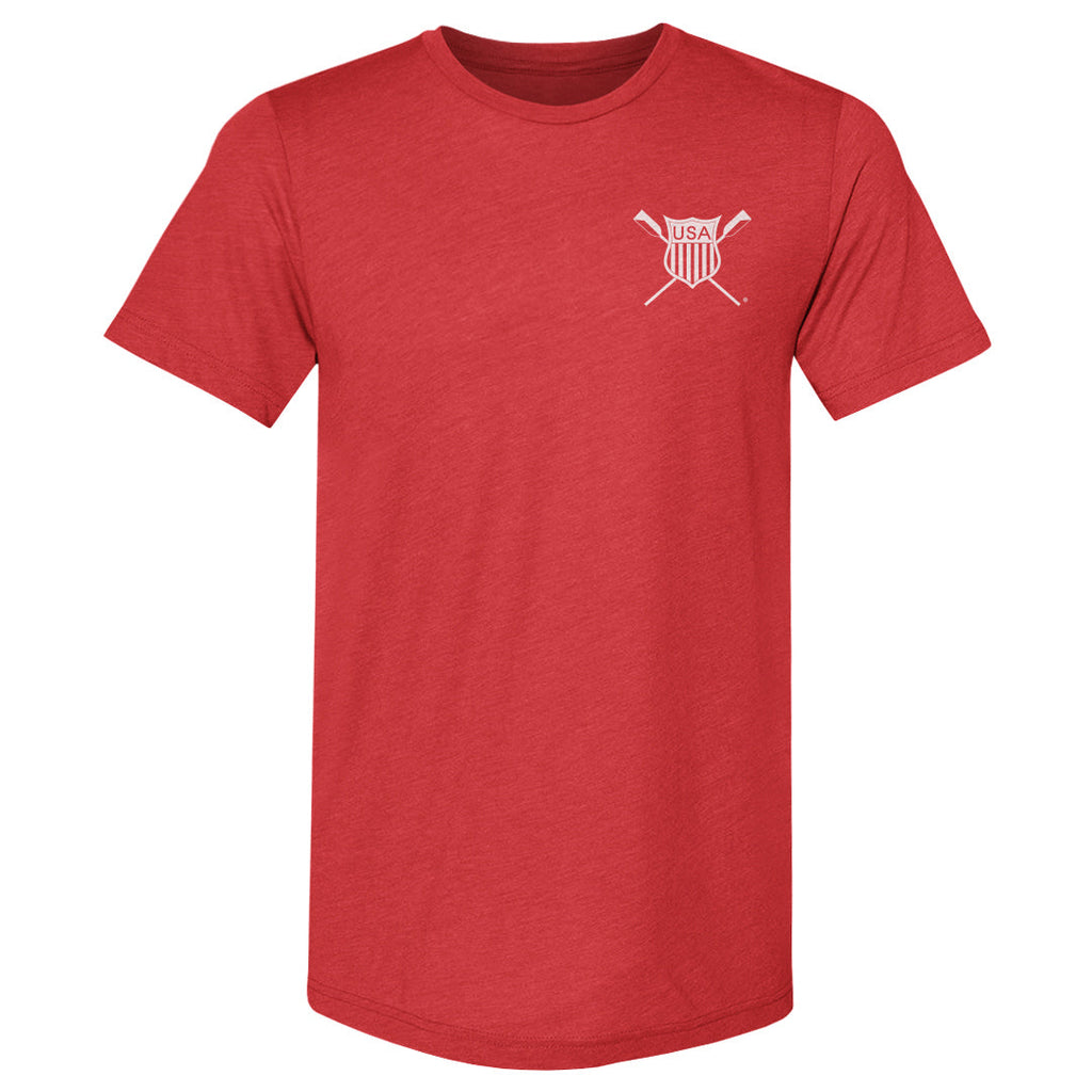 USRowing Emblem Pocket White WHT