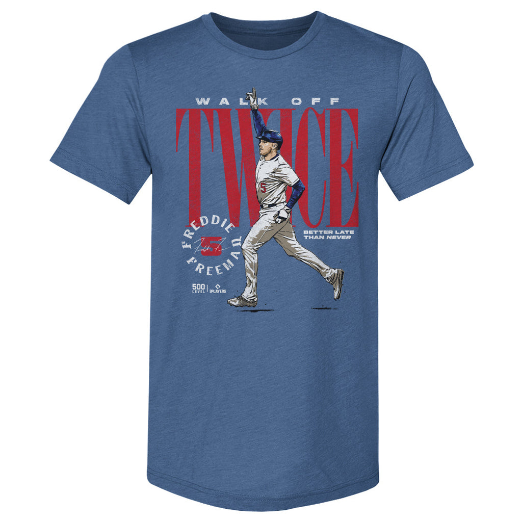 Freddie Freeman Los Angeles D Walk Off Twice WHT