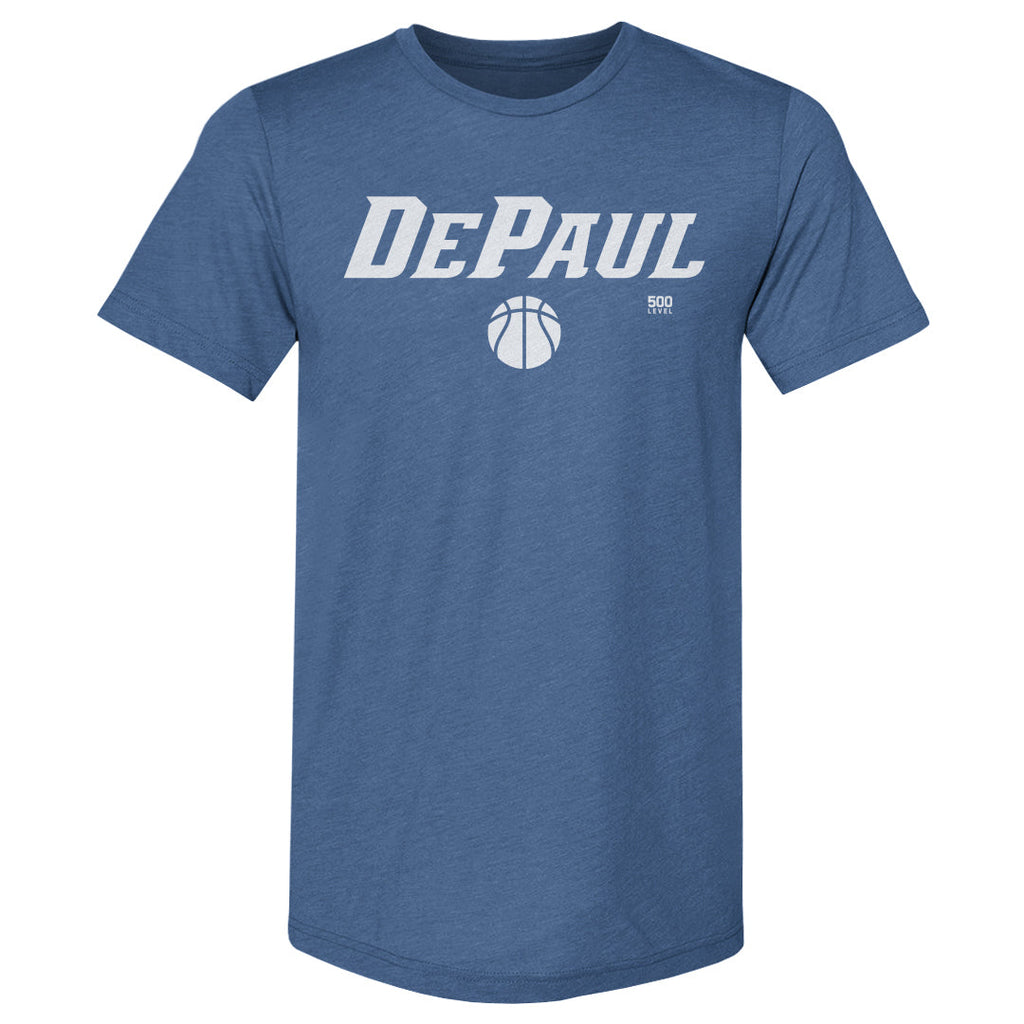 DePaul Blue Demons Basketball Minimalist WHT