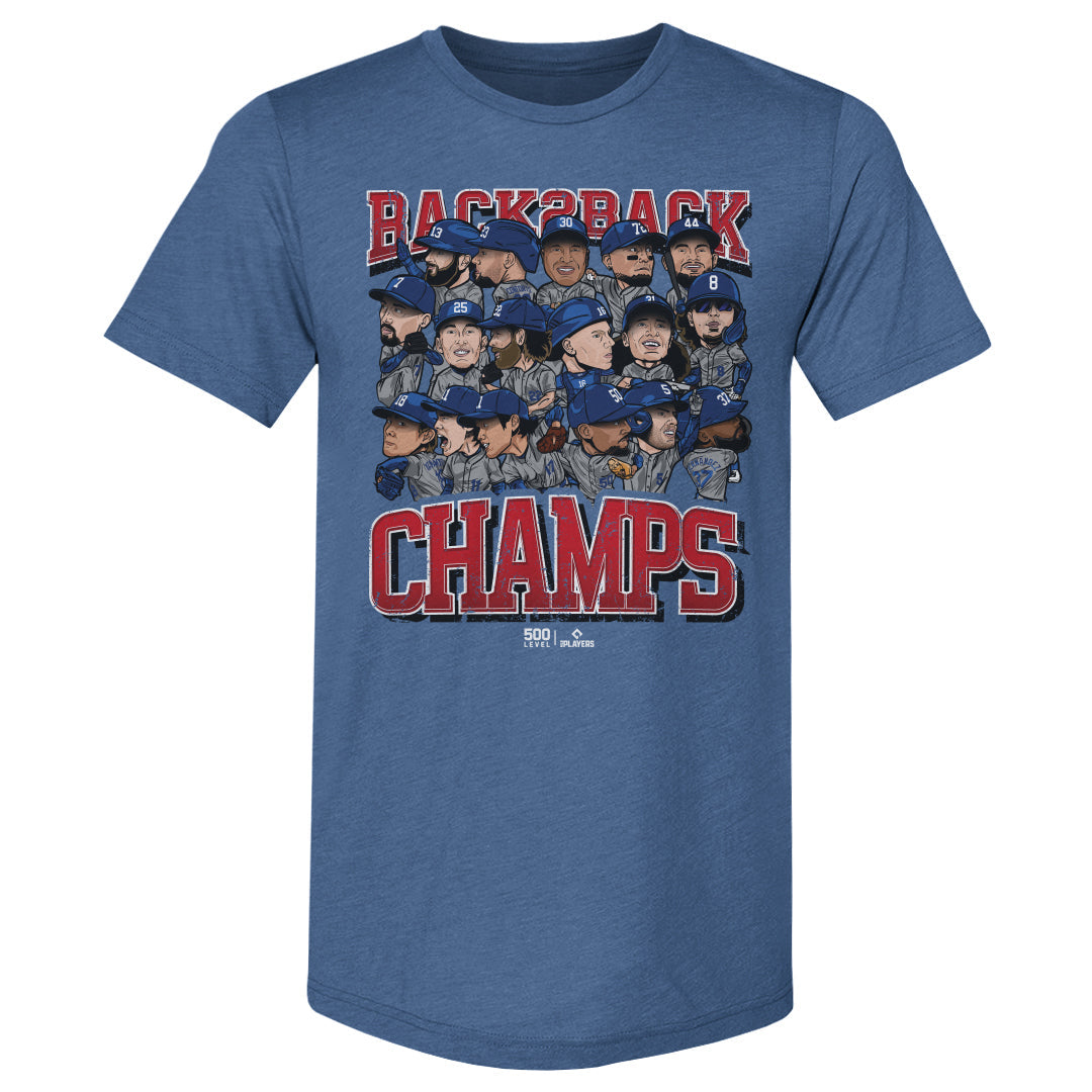 Los Angeles D Baseball Back 2 Back Champs 2025 WHT