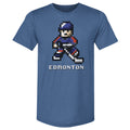 Edmonton Hockey 8-bit WHT