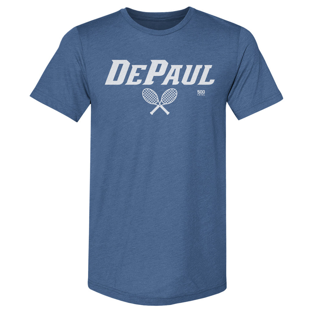 DePaul Blue Demons Tennis Minimalist WHT