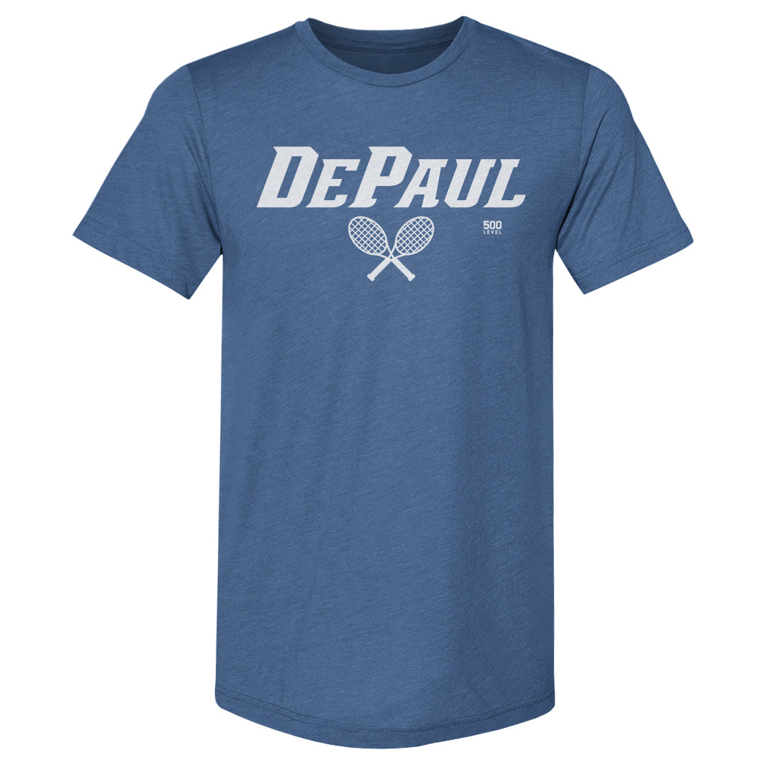 DePaul Blue Demons Tennis Minimalist WHT
